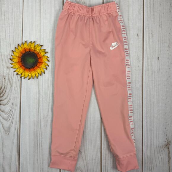 Nike Kids Pink Tracksuit Set Jacket Pants Size M 5-6 Yrs - Picture 2 of 5